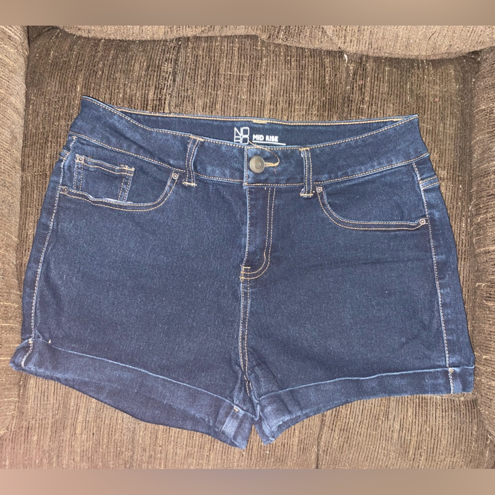 NOBO Women's Dark Blue Jean Shorts Size 15 Junior’s